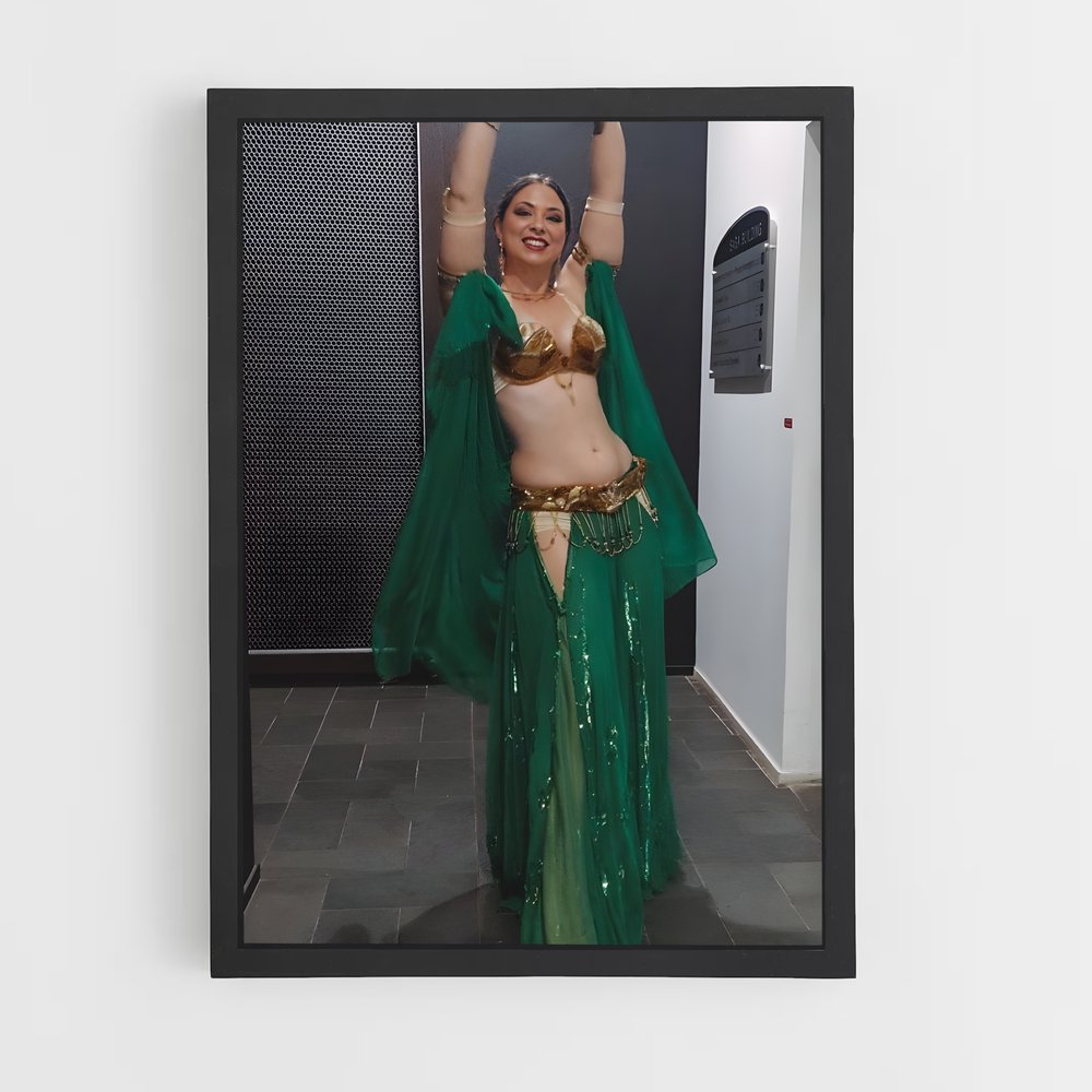 Poster Danseuse Émeraude (vue 2)